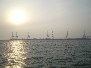 穏やかな大阪湾